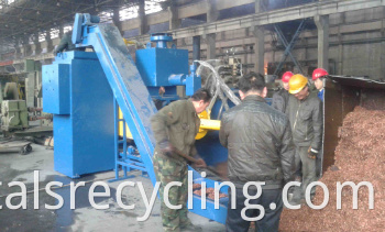 Y83W-630 Steel Scissel Chip Horizontal Briquette Machine for Recycling